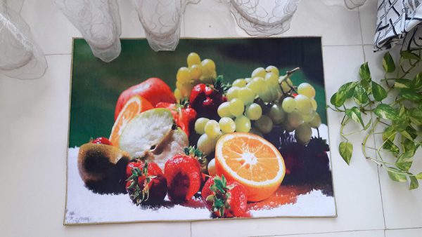 فرشینه طرح میوه سه بعدی